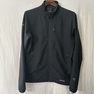 Marmot M3 Womens Windbreaker Jacket XLBlack Polyester Full Zip Softshell